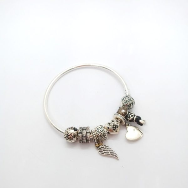 Stylish silver bracelet - Image 2