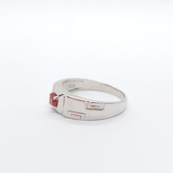 Silver fancy ring - Image 4