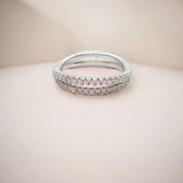 Fancy silver ring