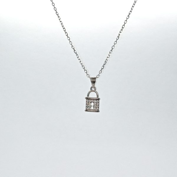 Lock silver pendant - Image 3