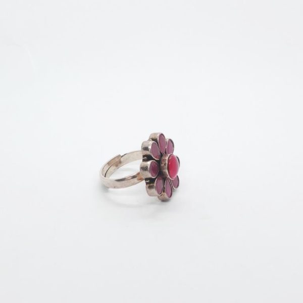 Cocktail ring with purple stone - Image 5