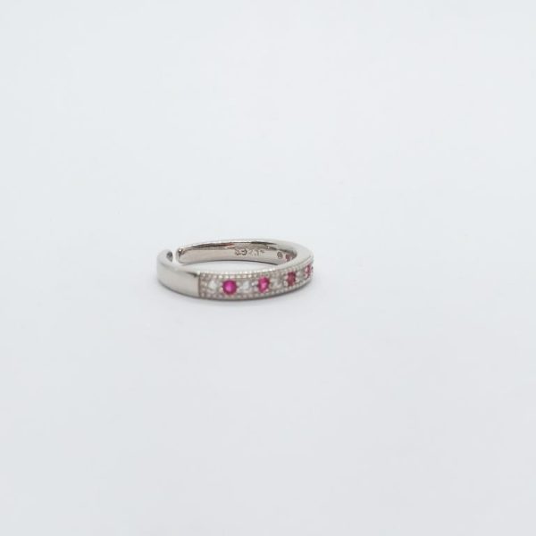 Pink sapphire silver bichhiya - Image 2