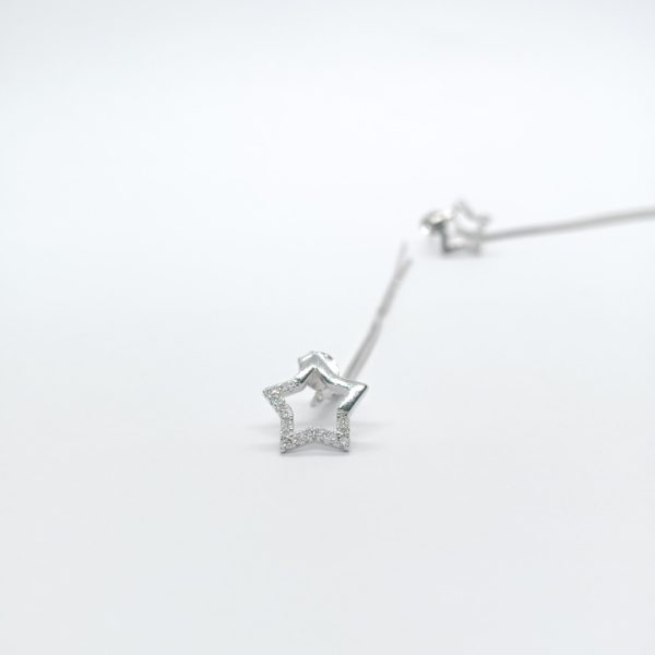 Little stars silver earrings - Image 3