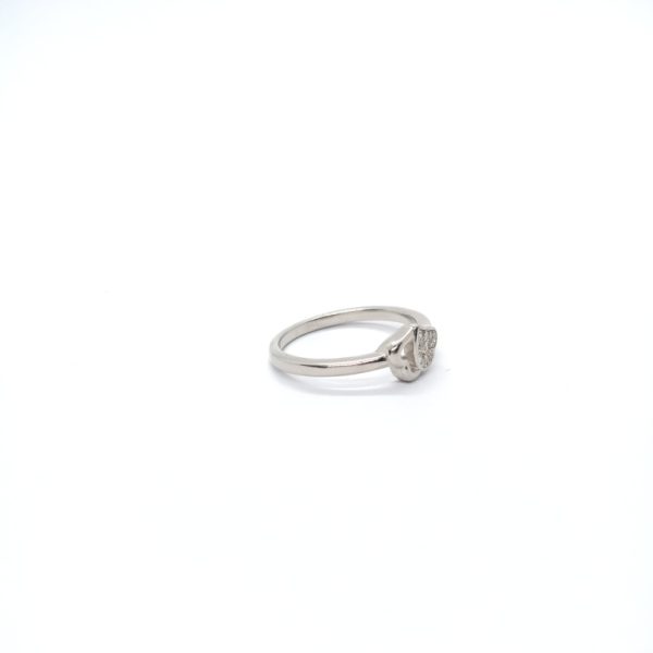 Heart fancy silver ring - Image 3