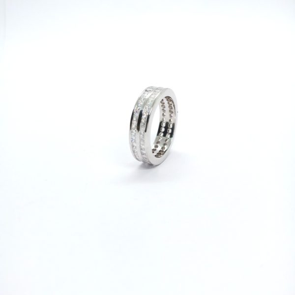 Fancy silver ring - Image 3