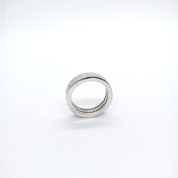 Fancy silver ring - Image 4