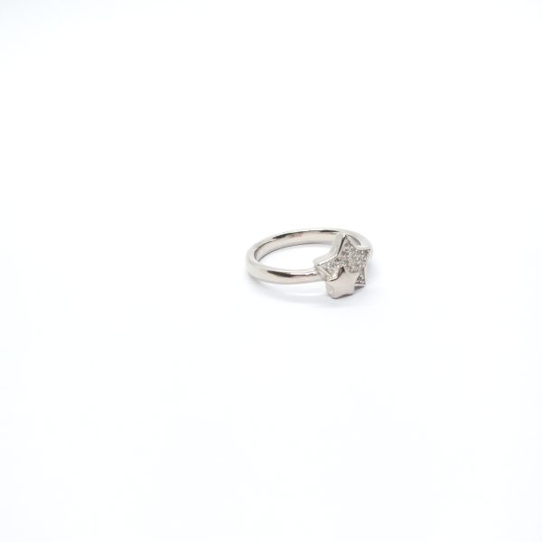 star silver ring with micro stone - Image 4