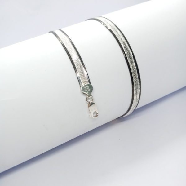 Silver shine stylish anklets - Image 2