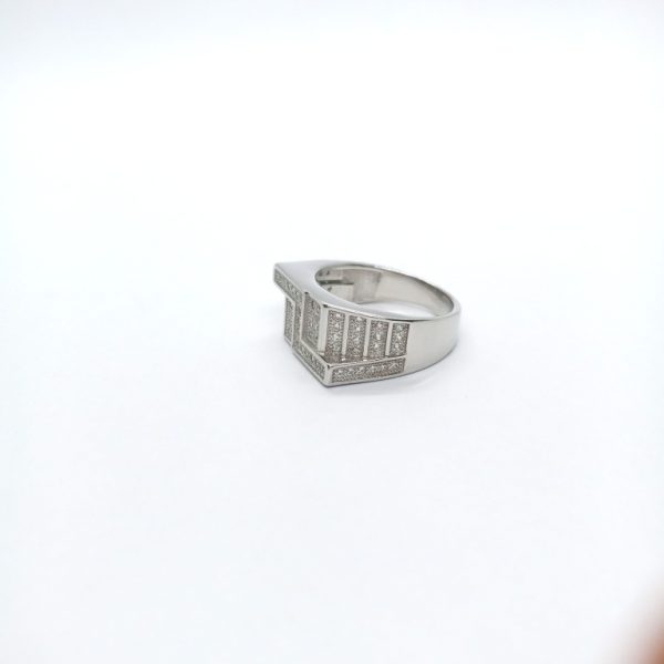 Beautiful party wear silver ring - Image 3