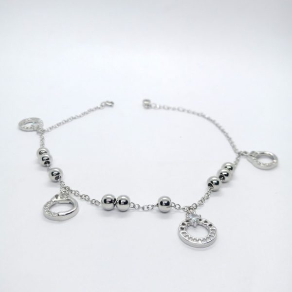 Ring shap silver- anklet - Image 3