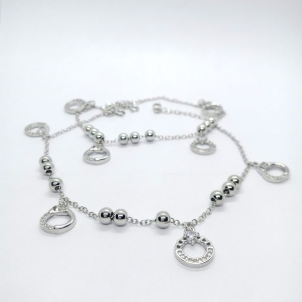 Ring shap silver- anklet