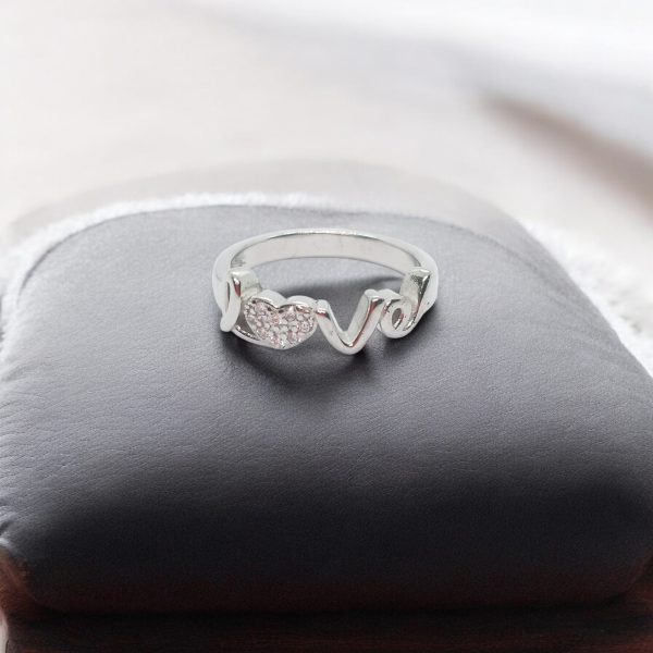 Silver fancy ring