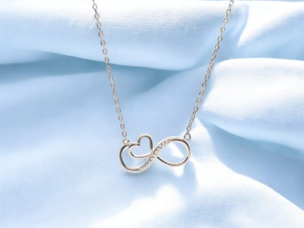 Silver Infinity Heart CHAIN