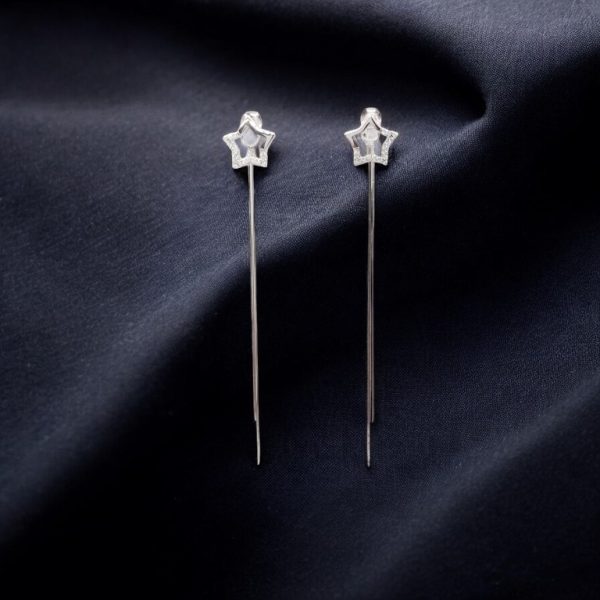 Little stars silver earrings