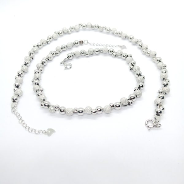 Beautiful pearl desgin  silver- anklet