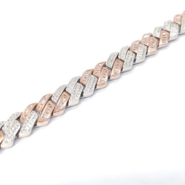 Interlocking  silver- bracelet - Image 3