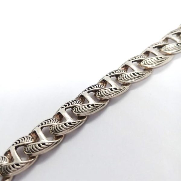 Classy link silver- bracelet - Image 4