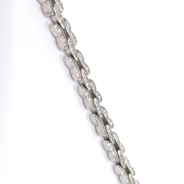 Interlinked silver- bracelet - Image 4