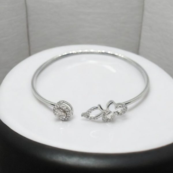 Shakira Ruby silver Bangle