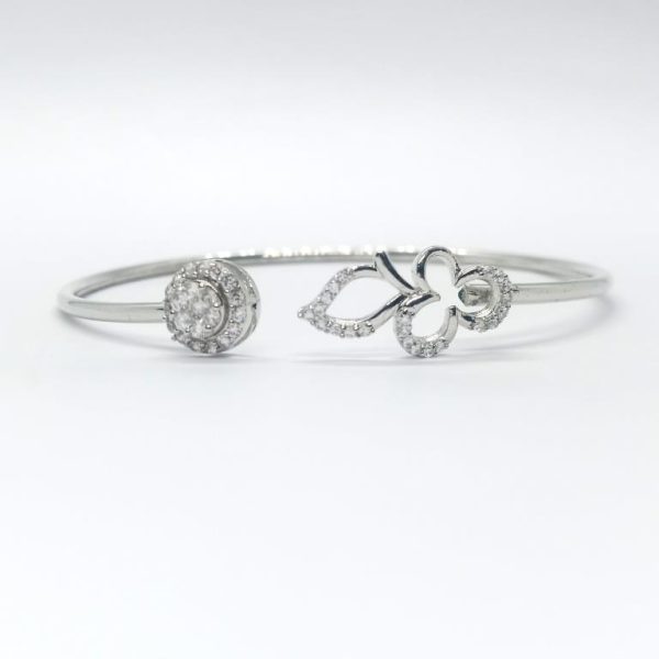 Shakira Ruby silver Bangle - Image 2