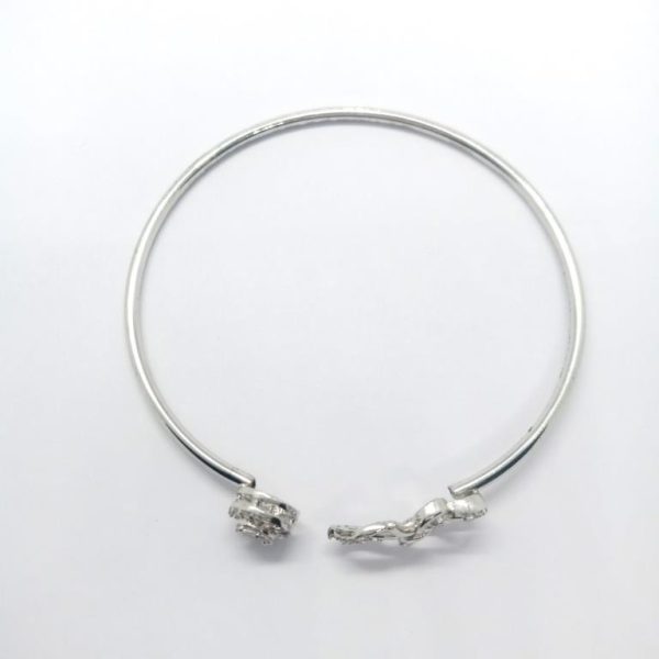 Shakira Ruby silver Bangle - Image 3