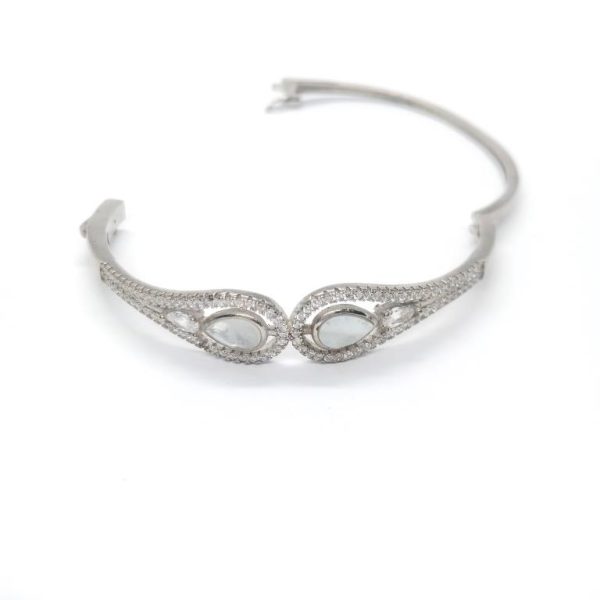 Glamour Halo silver Bangle - Image 2