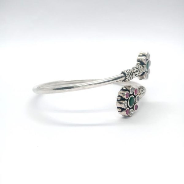 Splendid Artistic Silver Bangle - Image 2