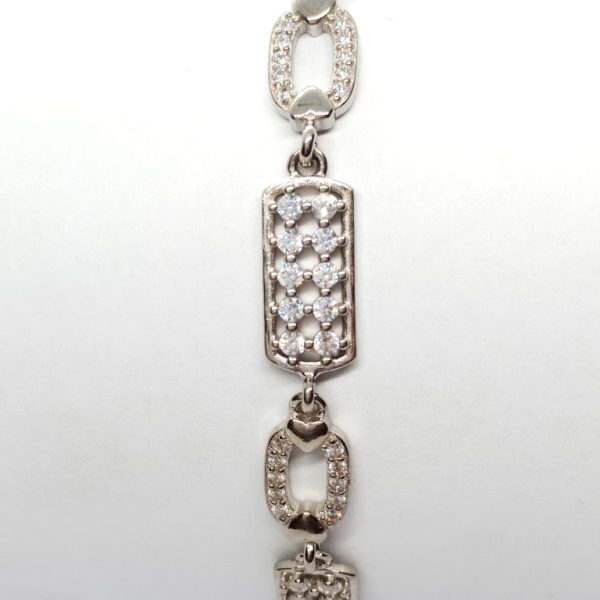 Elegant silver bracelet - Image 2