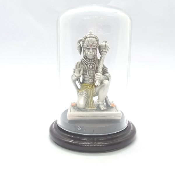 Lord Hanuman Ji Silver Hollow Idol Statue