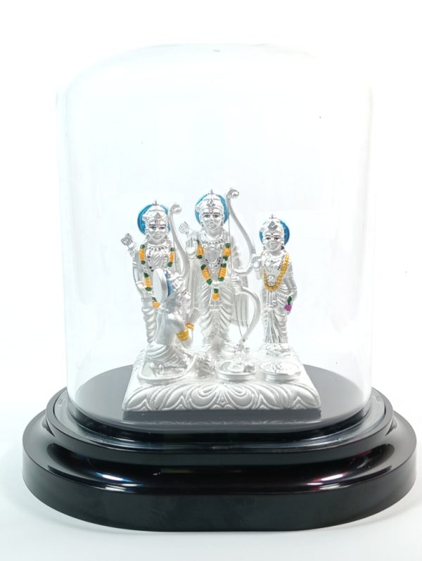 Ram Darbar Silver Idol, purity of hollow Silver %