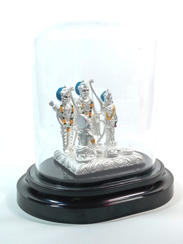 Ram Darbar Silver Idol, purity of hollow Silver % - Image 2