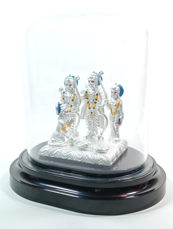 Ram Darbar Silver Idol, purity of hollow Silver % - Image 3