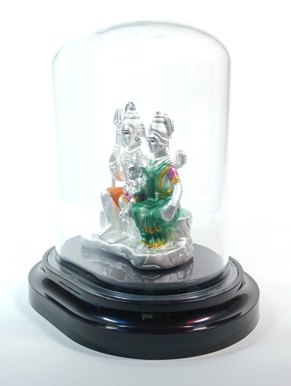 Shivparivaar 99.9% Pure Silver Hollow Murti - Image 2