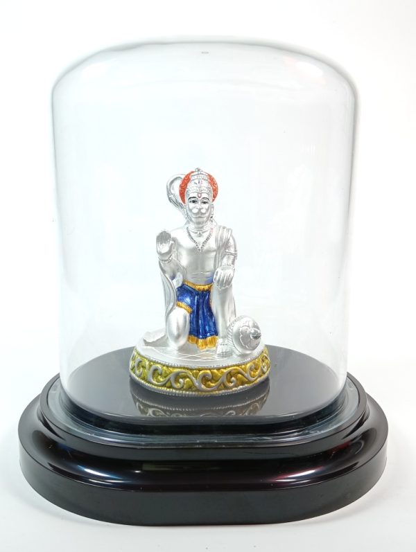 Lord Hanuman Silver Hollow Murti