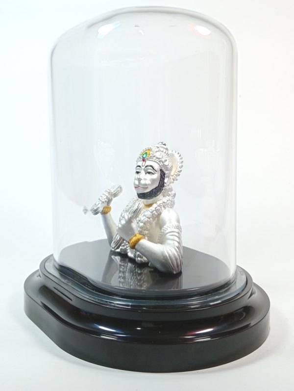 Lord Hanuman Silver Hollow Murti