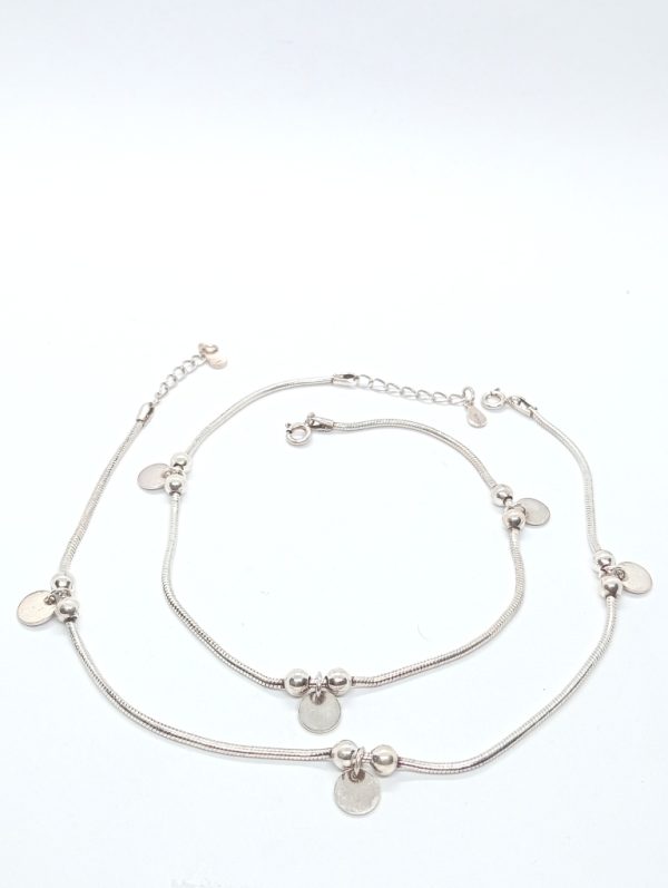 Personalised silver  Anklet