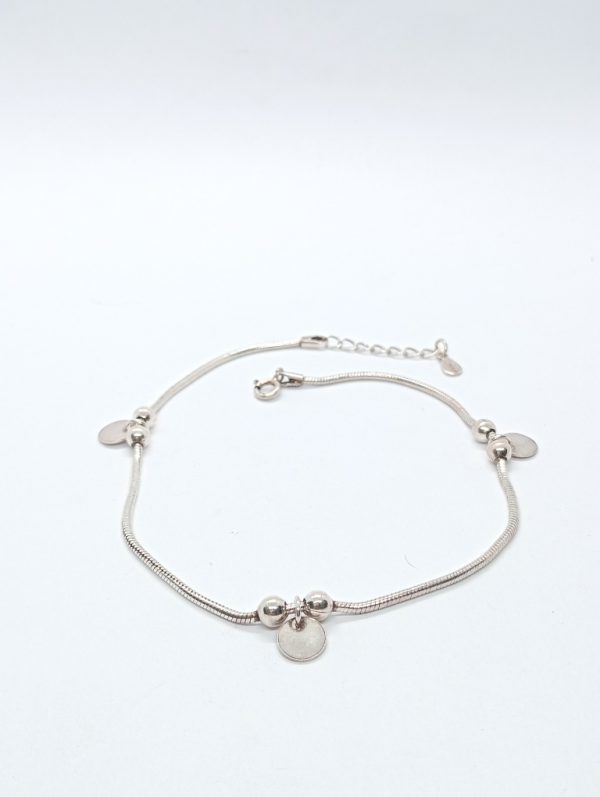 Personalised silver  Anklet - Image 2