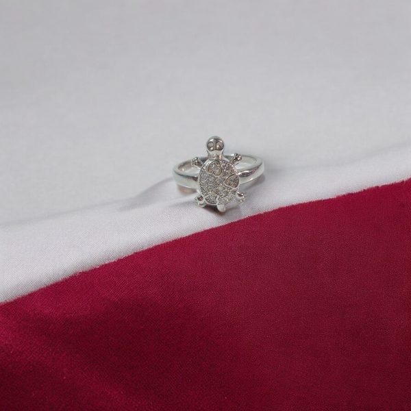 Turtle(kachua) silver ring