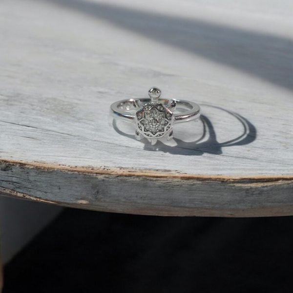 Turtle(kachua) silver ring