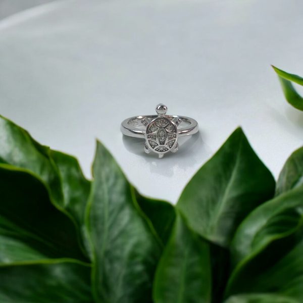 Turtle(kachua) silver ring