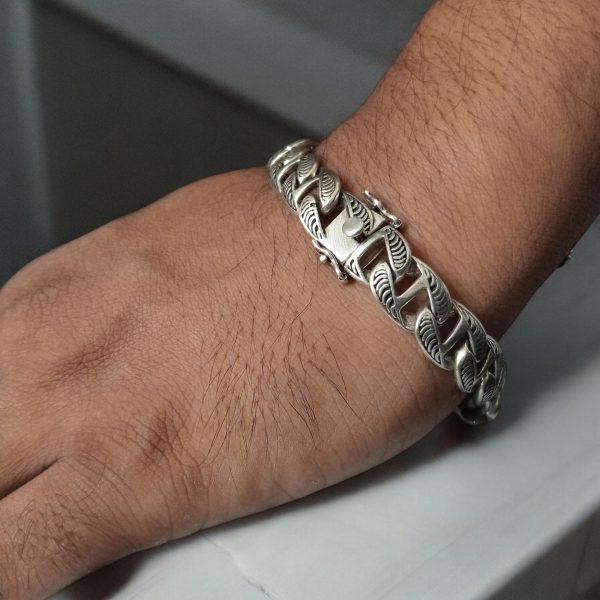 Classy link silver- bracelet - Image 2