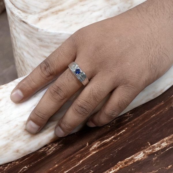 Blue wedding ring - Image 2