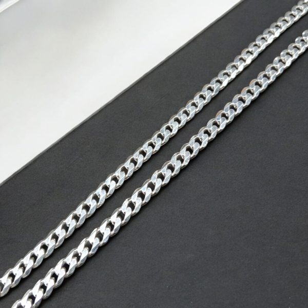 Stylish  925 Sterling Silver Chain - Image 2