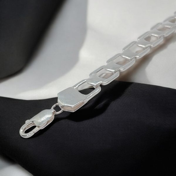 Men's massive heavy big link bracelet - Image 3