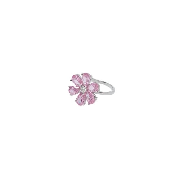 ANGARA Pink Sapphire Silver ring - Image 2