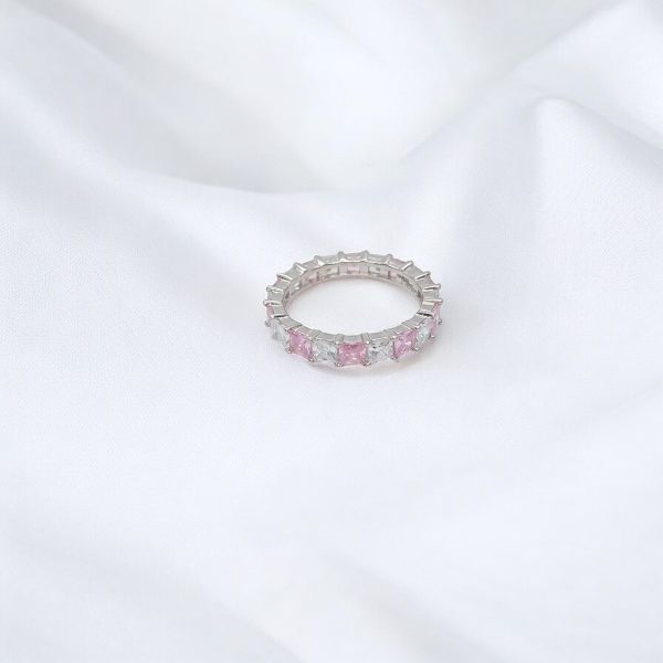 Cute in Pink silver ring