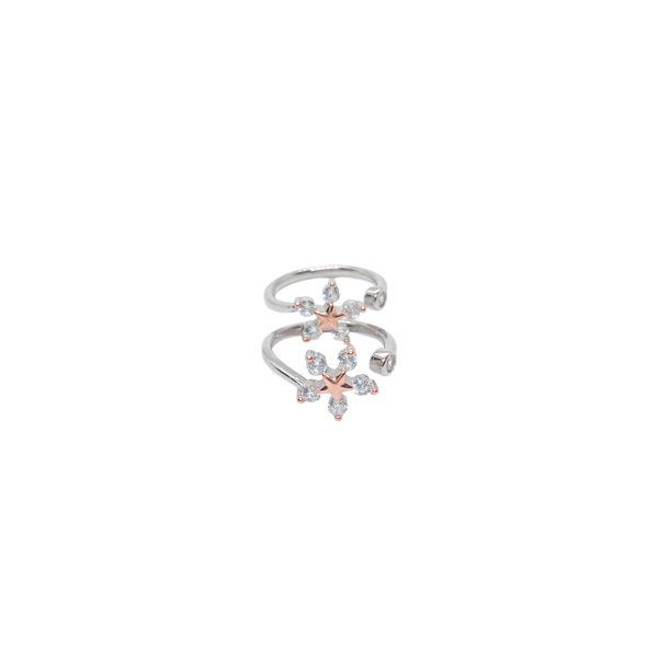 Alluring Cz Rosegold Toerings - Image 3