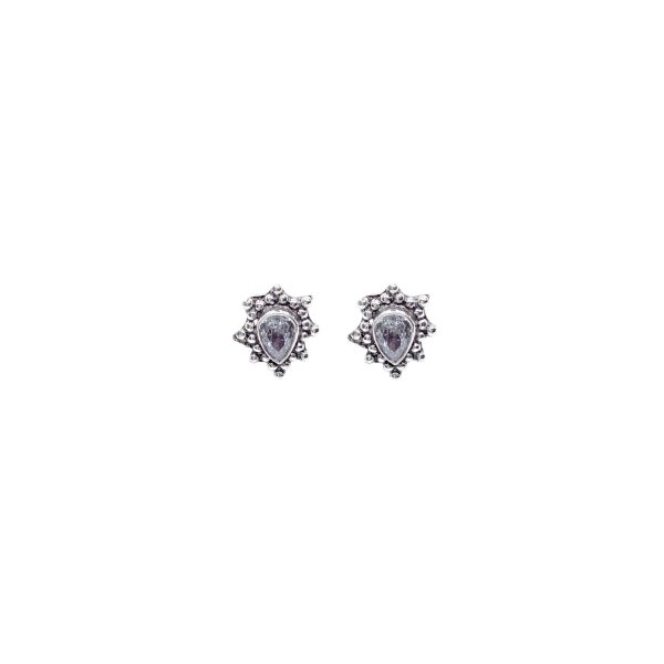 Zirconia Stud in Sterling Silver - Image 2