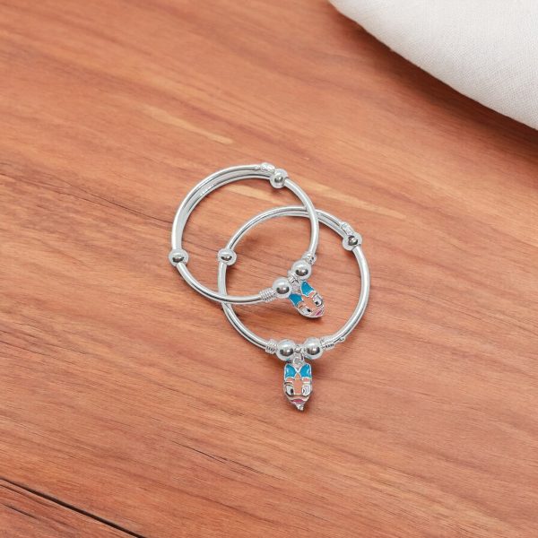 Kids Silver Charm Kada