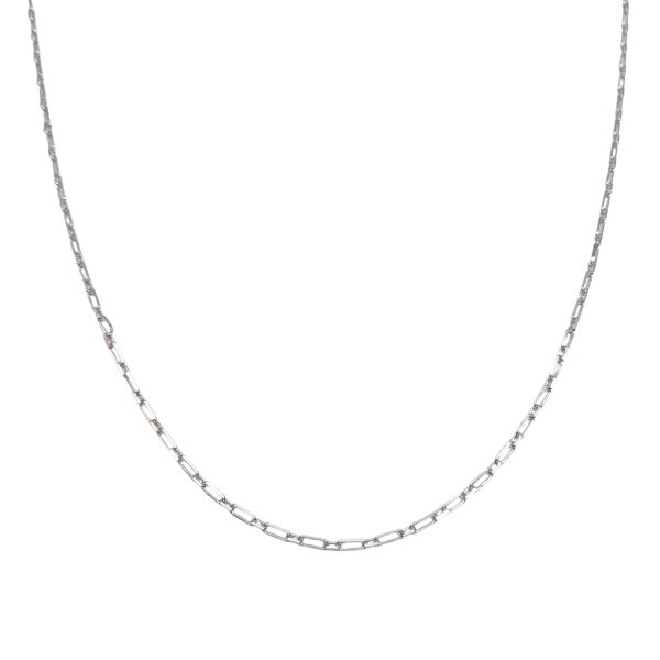 Simple link pattren Fancy silver chain - Image 2